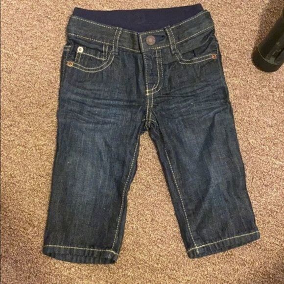 Gap 1969 unisex pull on jeans size 6-12 - Picture 1 of 3